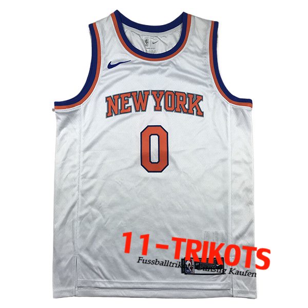 New York Knicks Trikot (DIVINCENZO #0) 2024/25 Weiß/Orange