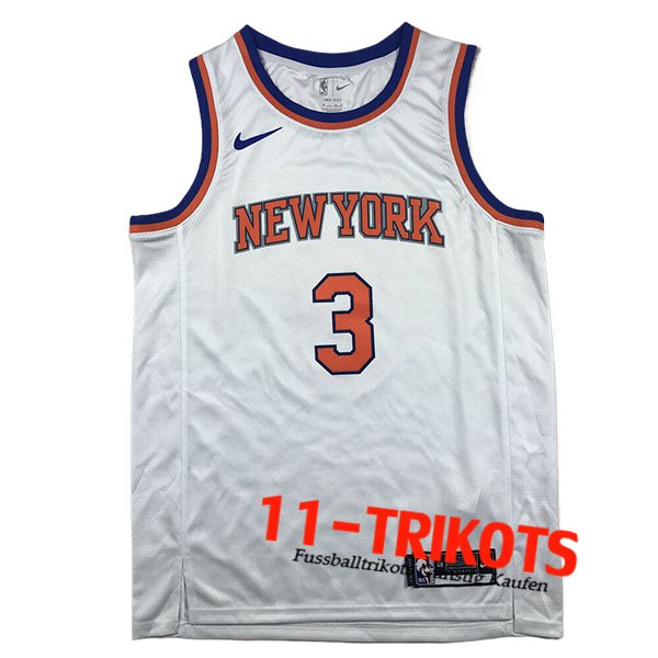 New York Knicks Trikot (HART #3) 2024/25 Weiß/Orange