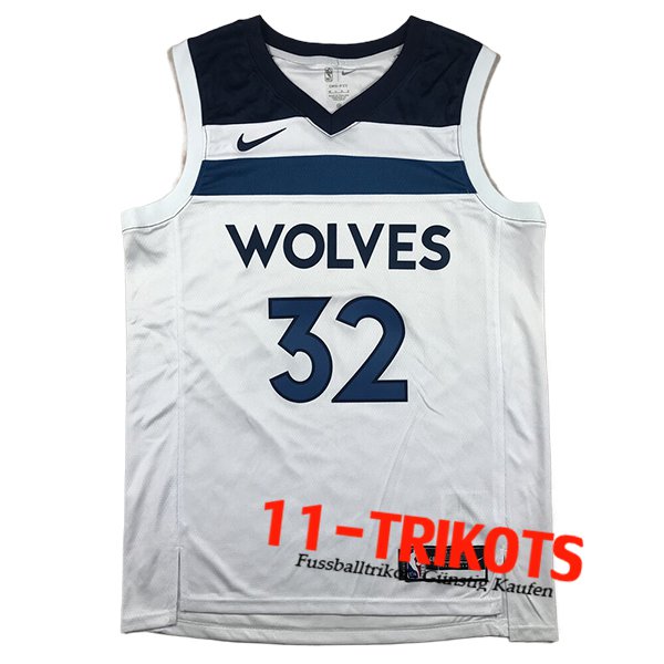 Minnesota Timberwolves Trikot (TOWNS #32) 2024/25 Weiß/Blau -02