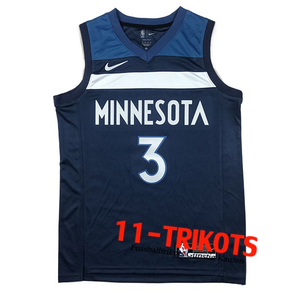 Minnesota Timberwolves Trikot (McDANIELS #3) 2024/25 Blau/Weiß