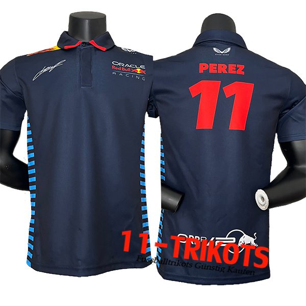 Polo F1 RedBull Racing Team (PEREZ #11) Dunkelblau 2024