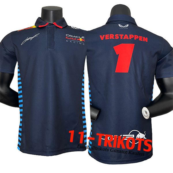 Polo F1 RedBull Racing Team (VERSYAPPEN #1) Dunkelblau 2024