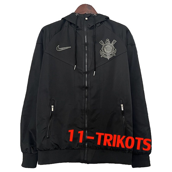 Corinthians Windjacke Schwarz 2024/2025