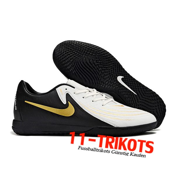 Nike Fussballschuhe Phantom GX II ACAD LV8 IC Weiß/Schwarz/Gelb