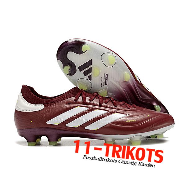 Copa Fussballschuhe PURE II+ FG BOOTS Rotwein