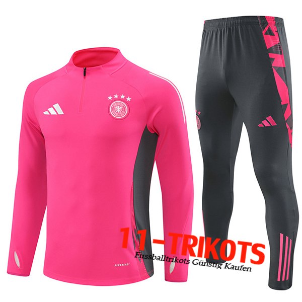 Deutschland Trainingsanzug Rosa/Grau 2024/2025