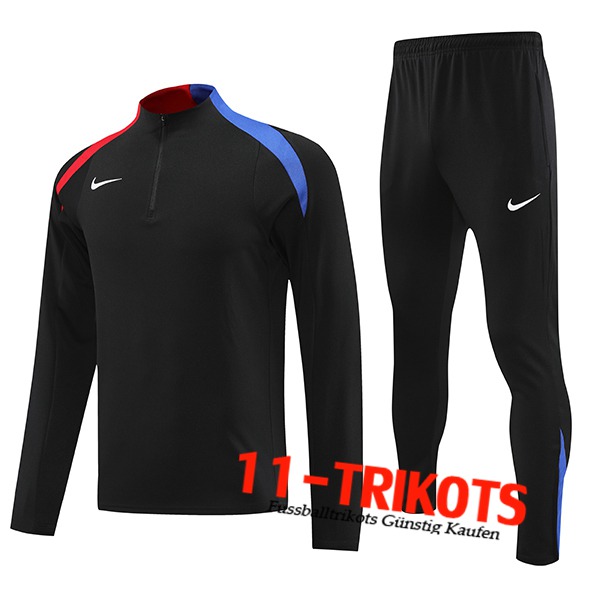 Nike Trainingsanzug Schwarz/Rot/Blau 2024/2025