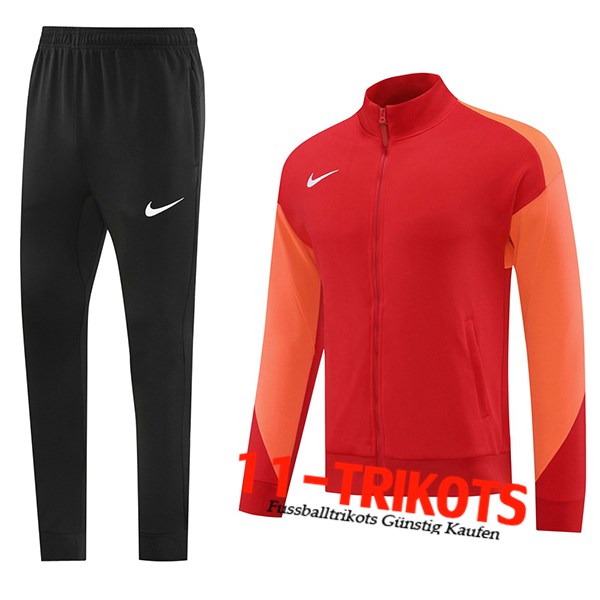 Nike Trainingsanzug Trainingsjacke Rot/Orange 2024/2025