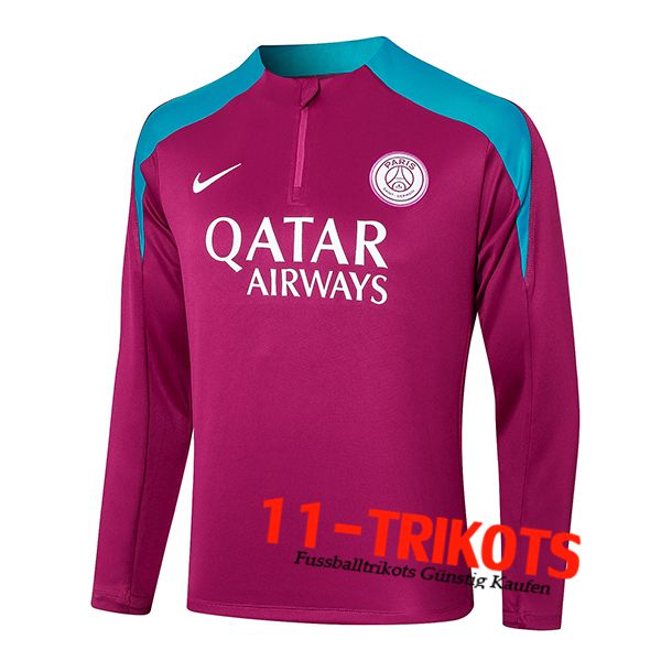 PSG Training Sweatshirt lila/Blau 2024/2025