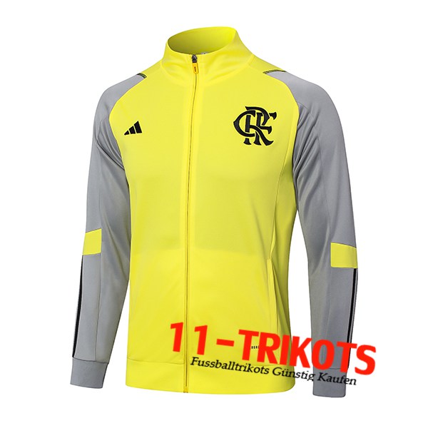 Flamenco Trainingsjacke Gelb/Grau 2024/2025