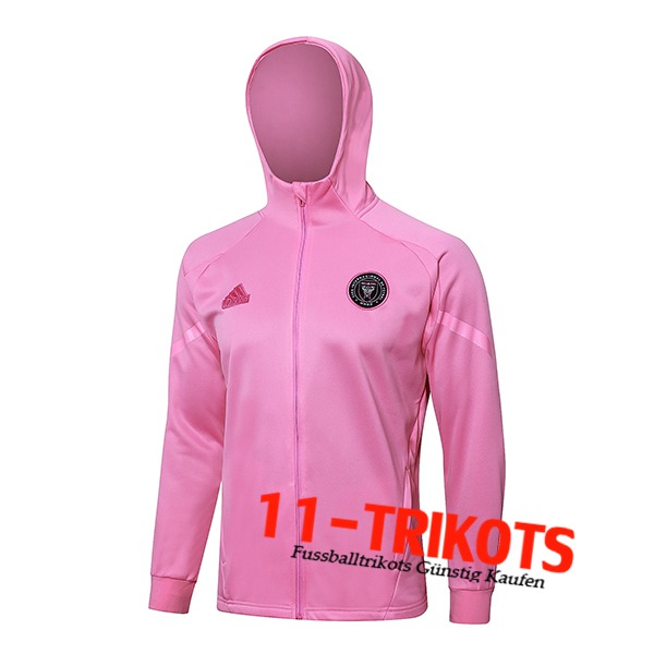 Inter Miami CF Trainingsjacke Mit Kapuze Rosa 2024/2025