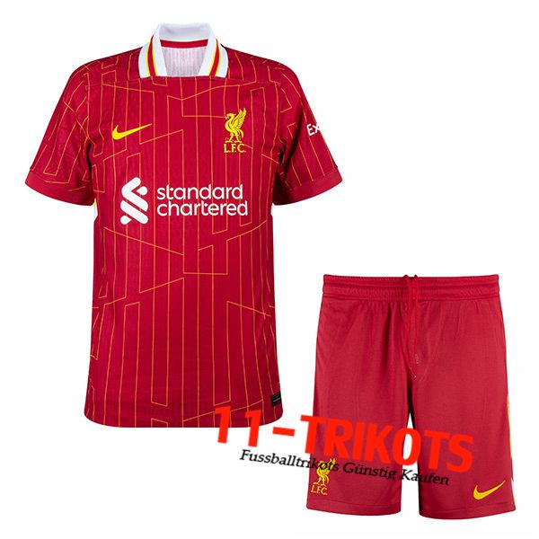 Neues FC Liverpool Kinder Heimtrikot 2024/2025