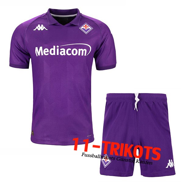 Neues ACF Fiorentina Kinder Heimtrikot 2024/2025