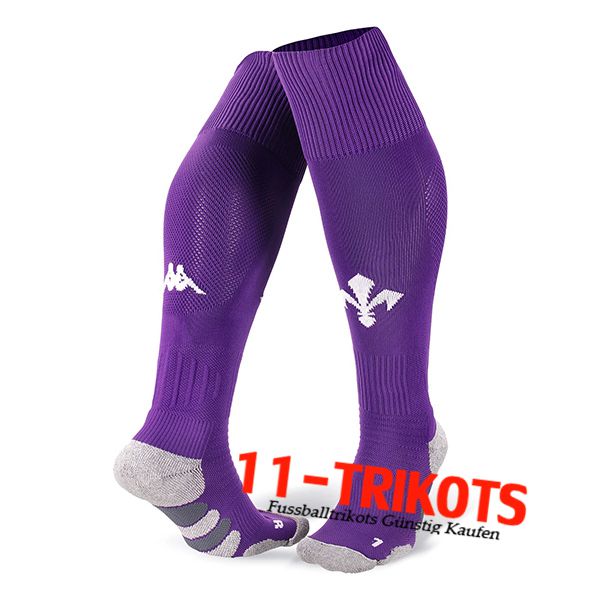 Fiorentina Fussball Socken Heimtrikot 2024/2025