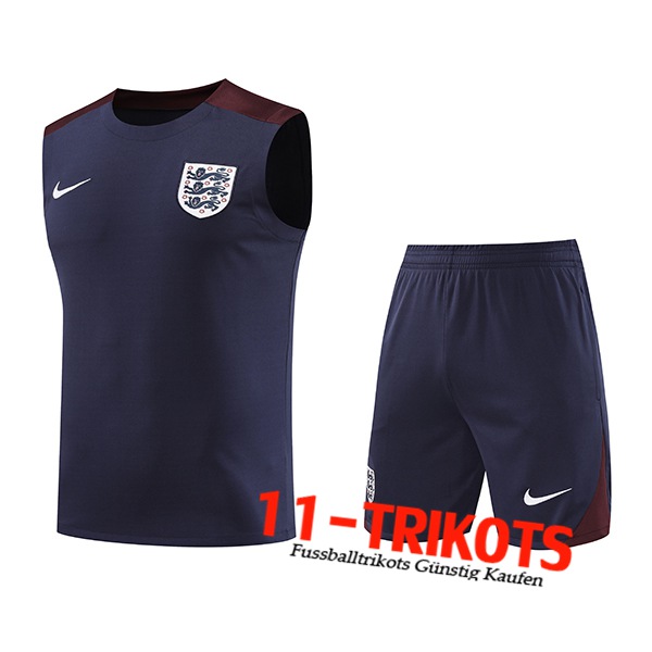 Britannien Trainings-Tanktop Blau/Rot 2024/2025