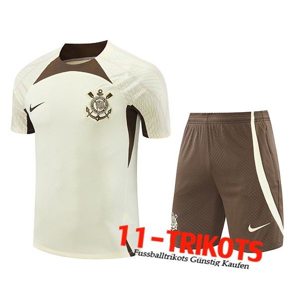 Corinthians Trainingstrikot Beige/Braun 2024/2025