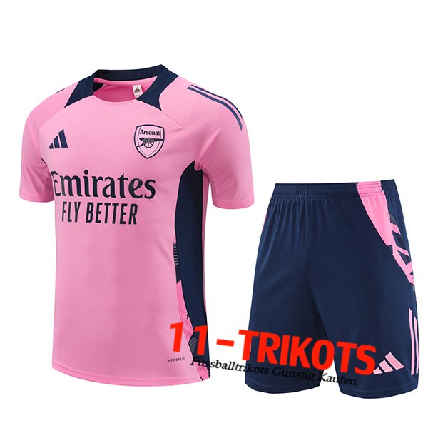 Arsenal Trainingstrikot Rosa/Blau 2024/2025