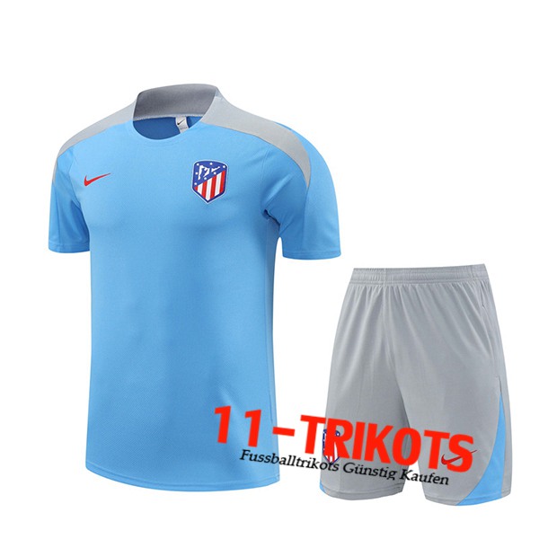 Atletico Trainingstrikot Madrid Blau/Grau 2024/2025