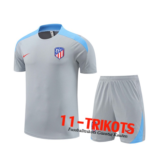 Atletico Trainingstrikot Madrid Grau/Blau 2024/2025