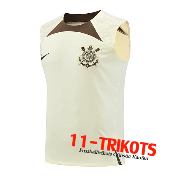 Corinthians Trainings-Tanktop Beige/Braun 2024/2025