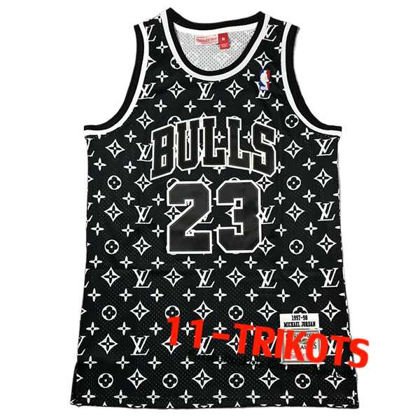 Chicago Bulls Trikot（JORDAN #23) 2024/25 Schwarz/Weiß