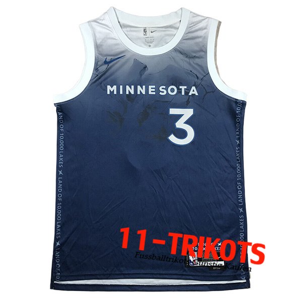 Minnesota Timberwolves Trikot（McDANIELS #3) 2024/25 Blau/Weiß