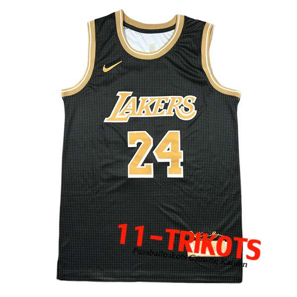 Los Angeles Lakers Trikot（BRYANT #24) 2024/25 Schwarz/Gelb