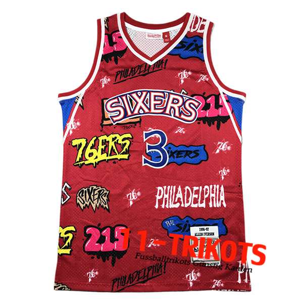 Philadelphia 76ers Trikot（WERSON #3) 2024/25 Rot