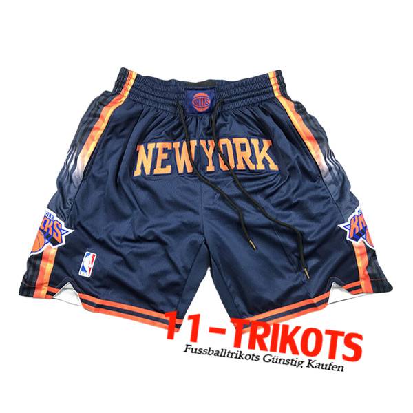 New York Knicks Shorts NBA 2024/25 Dunkelblau