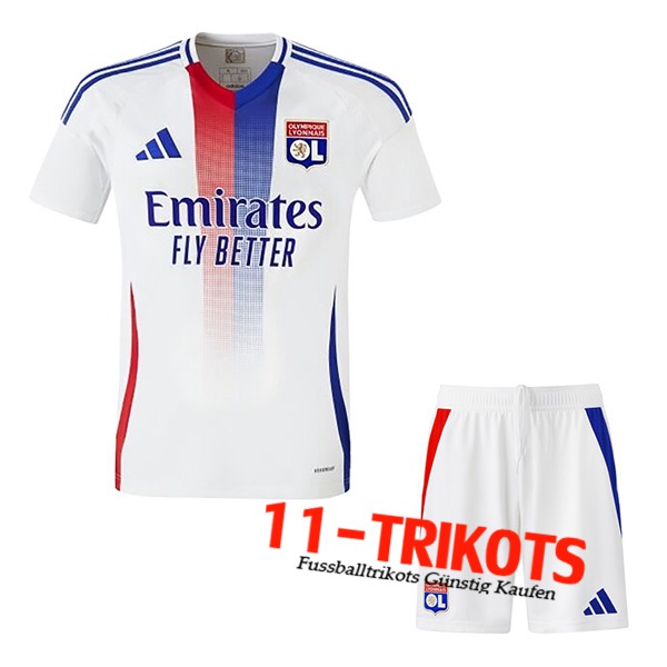 lyon Heimtrikot + Shorts 2024/2025