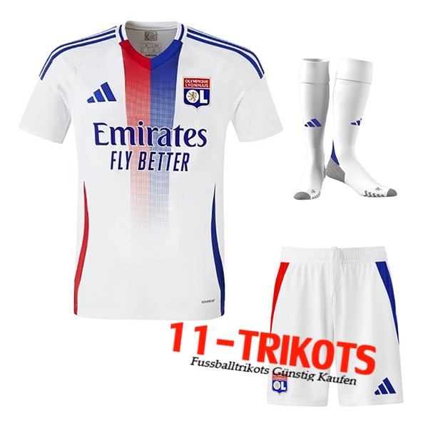 lyon Heimtrikot (Shorts + Socken) 2024/2025