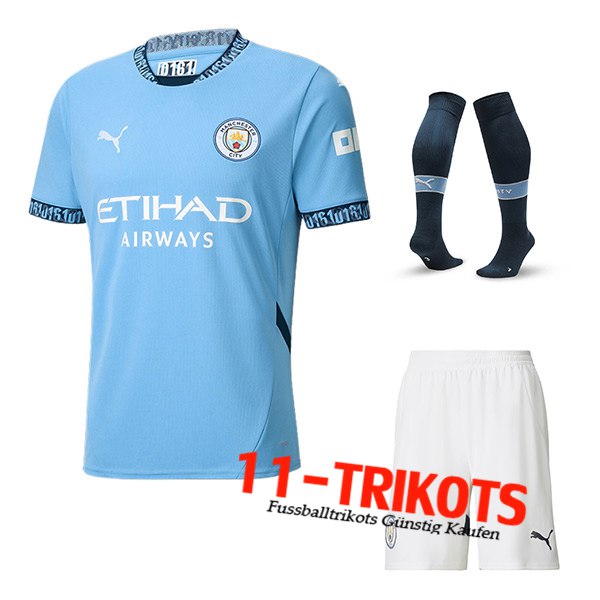 Manchester City Heimtrikot (Shorts + Socken) 2024/2025