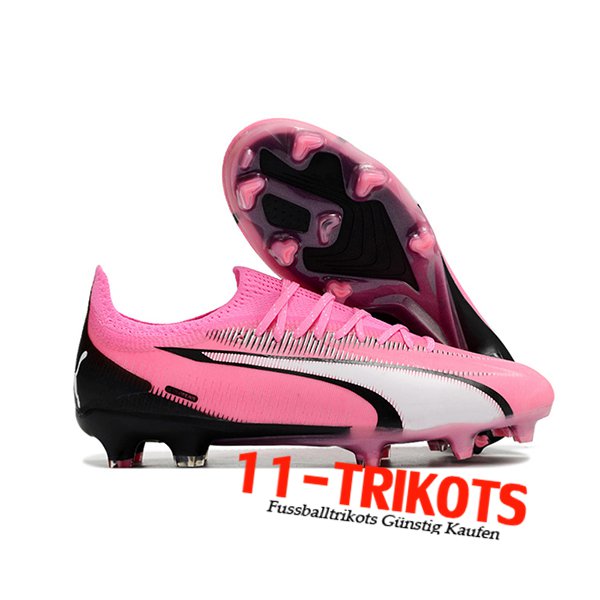 PUMA Fussballschuhe Ultra Ultimate FG Rosa/Weiß/Schwarz