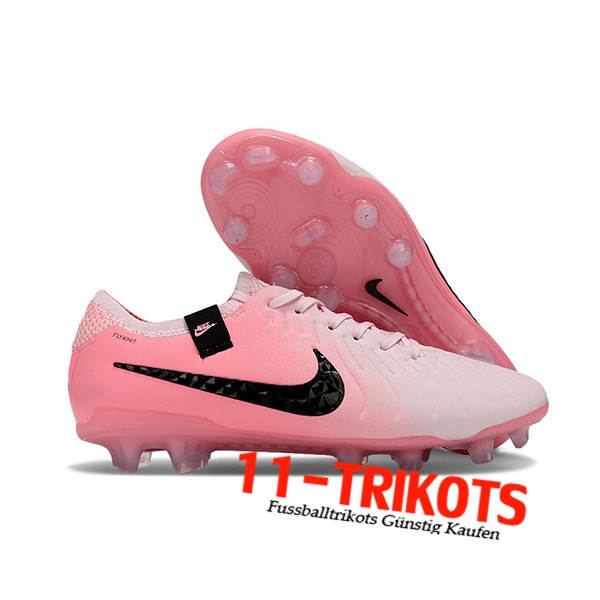 Nike Fussballschuhe Tiempo Legend X Elite FG Rosa/Schwarz