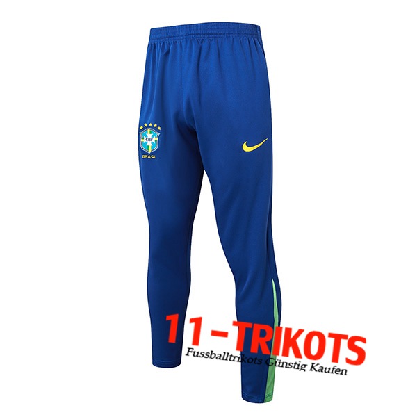 Brasilien Trainingshose Blau/Grün 2024/2025