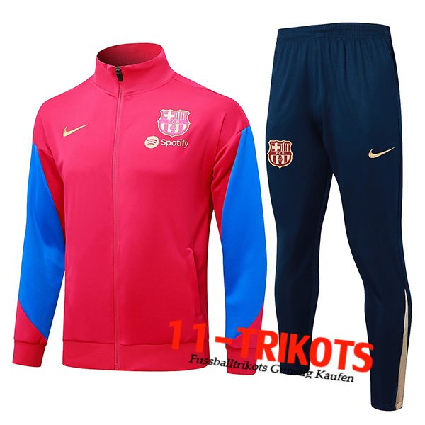 FC Barcelona Trainingsanzug Trainingsjacke Rot/Blau 2024/2025