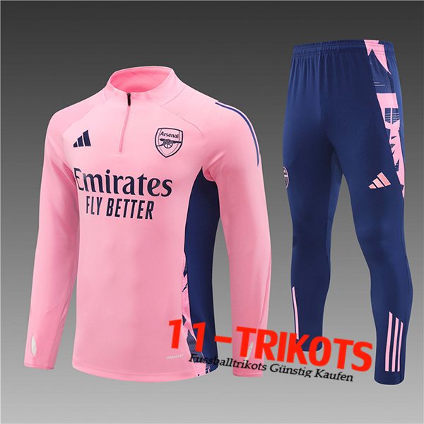 Arsenal Trainingsanzug Kinder Rosa/Blau 2024/2025