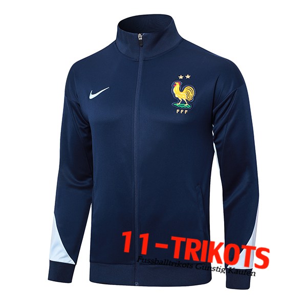 Frankreich Trainingsjacke Königsblau 2024/2025