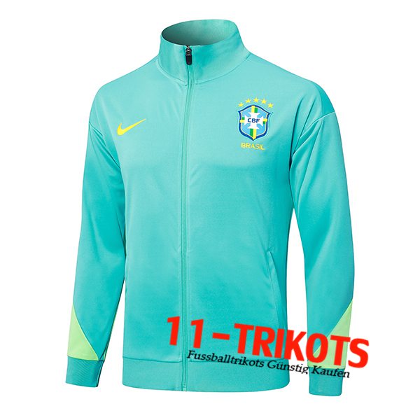 Brasilien Trainingsjacke Grün 2024/2025