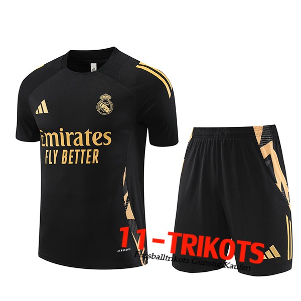 Real Madrid Trainingstrikot Schwarz/Gelb 2024/2025