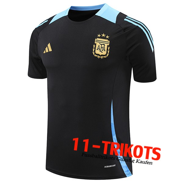 Argentinien Trainingstrikot Schwarz/Blau 2024/2025