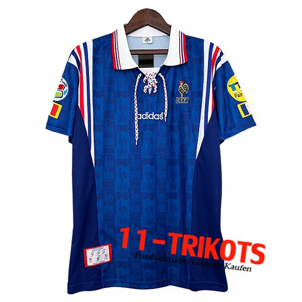 Frankreich Retro Heimtrikot 1996