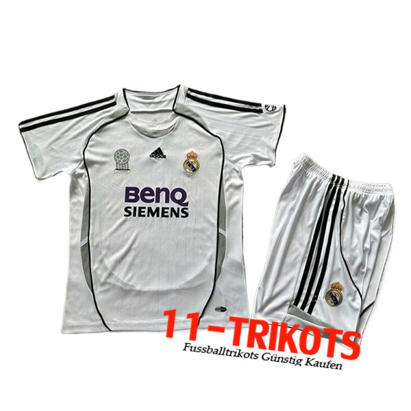 Real Madrid Retro Kinder Heimtrikot 2006/2007