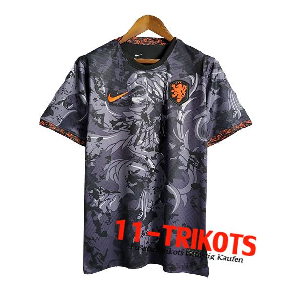 Niederlande Fussball Trikots Special Edition Schwarz 2024/2025