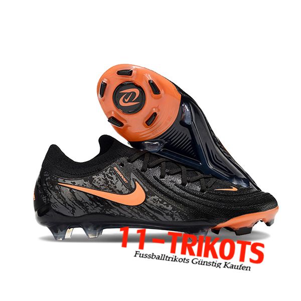 Nike Fussballschuhe Phantom Luna Elite NU FG Schwarz/Orange