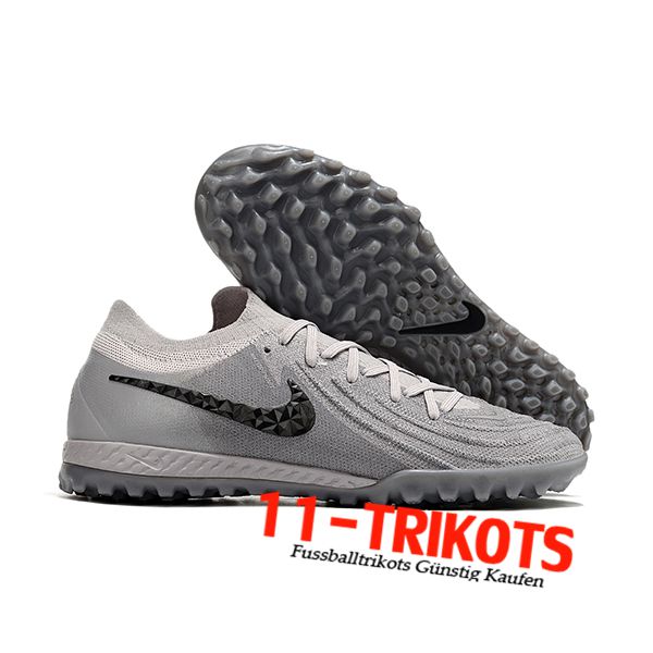 Nike Fussballschuhe Phantom GX II EliteTF Grau/Schwarz