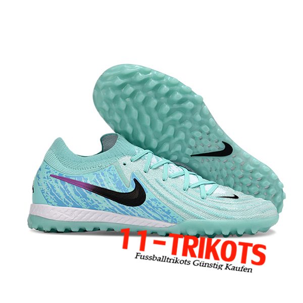 Nike Fussballschuhe Phantom GX II EliteTF Grün/Blau