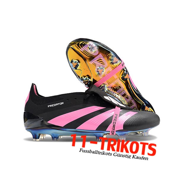 Adidas Fussballschuhe Predator Elite Tongue FG Schwarz/Rosa