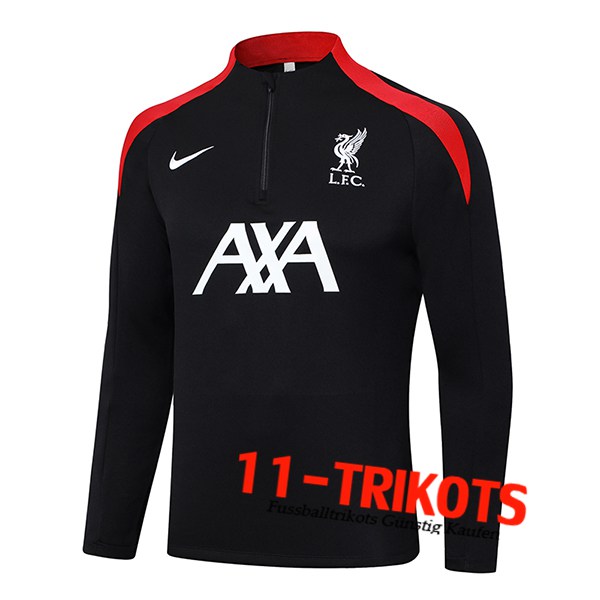 FC Liverpool Training Sweatshirt Schwarz/Rot 2024/2025