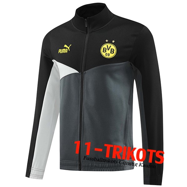 Dortmund Trainingsjacke Schwarz/Grau/Weiß/Gelb 2024/2025